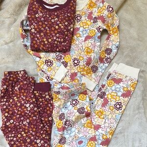 Floral Kids Pajamas Set